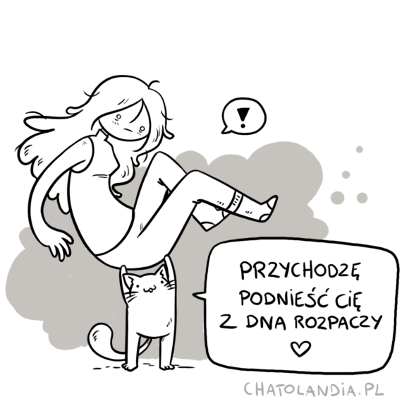 dno rozpaczy kot odcinek